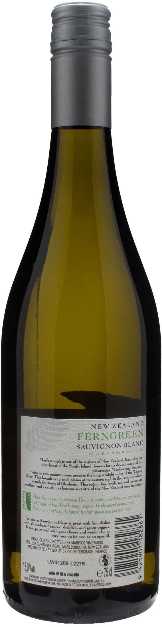 Ferngreen New Zealand Sauvignon Blanc 2022