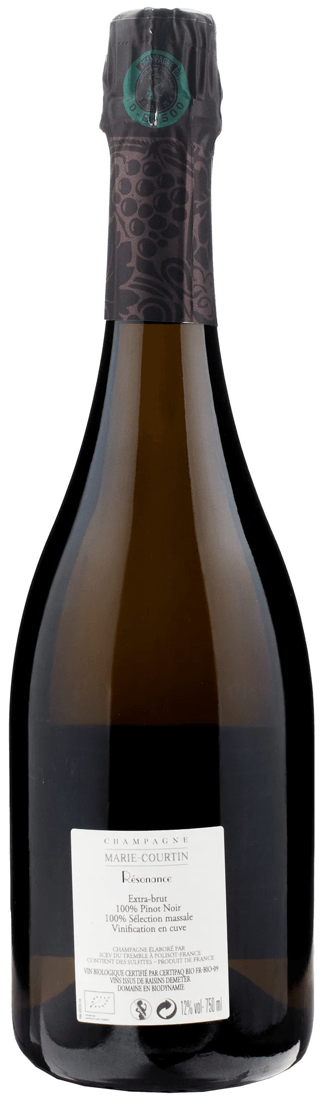 Marie Courtin Champagne Resonance Extra Brut