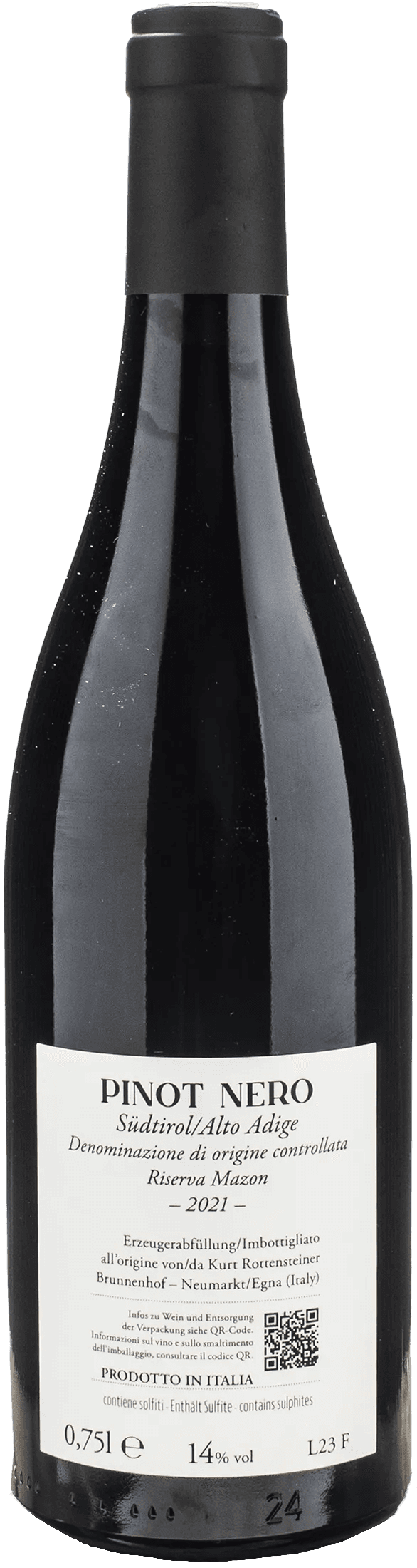 Brunnenhof Mazzon Pinot Nero Riserva 2021