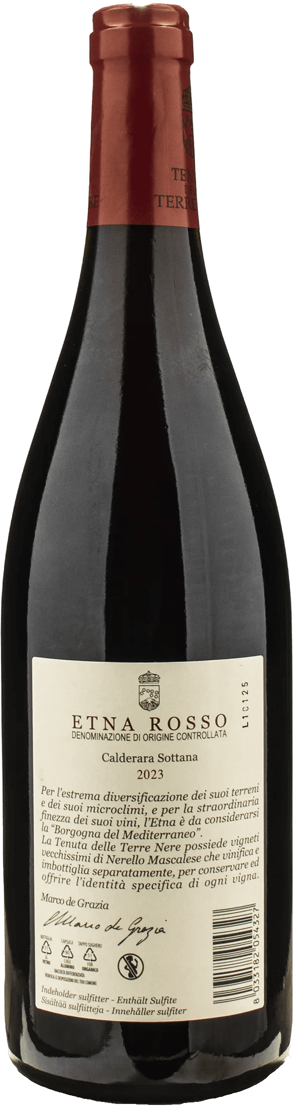 Terre Nere Etna Rosso Calderara Sottana 2023