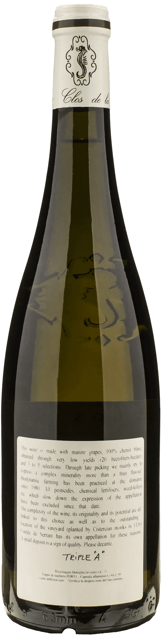 Nicolas Joly Coulee de Serrant 2023