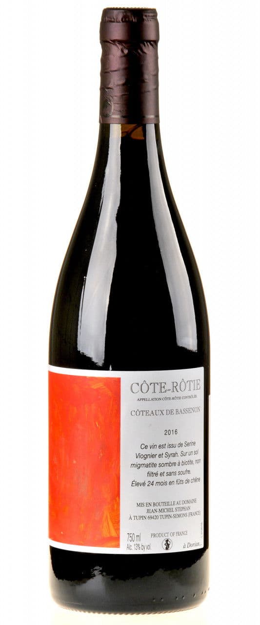Maison Stephan Côte-Rôtie Coteaux de Bassenon 2016