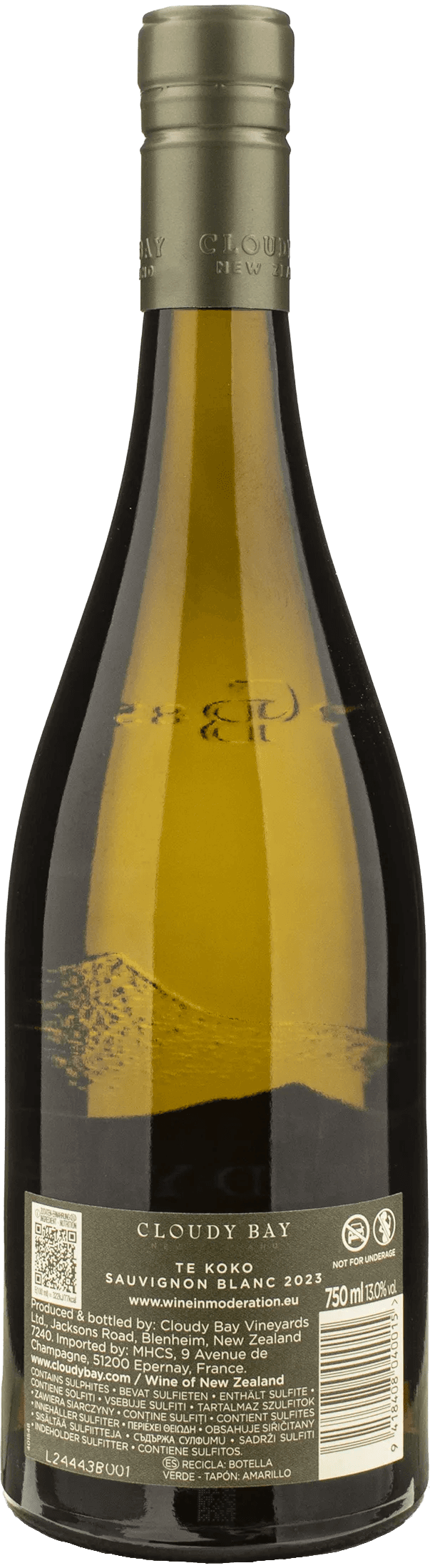 Cloudy Bay Marlborough Te Koko Sauvignon Blanc 2023