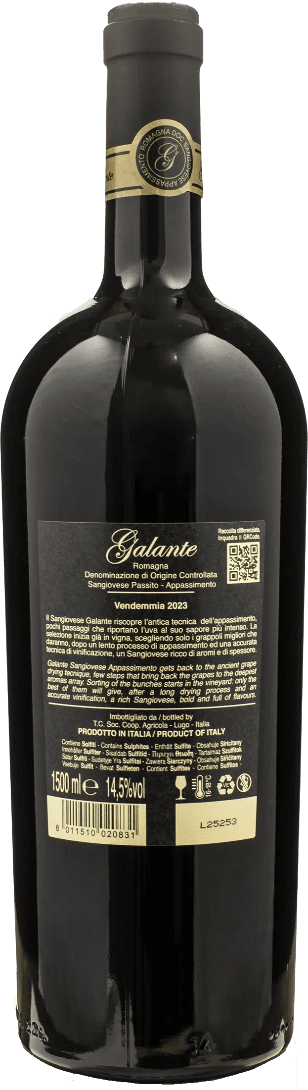 Galante Romagna Sangiovese Appassimento Magnum 2023