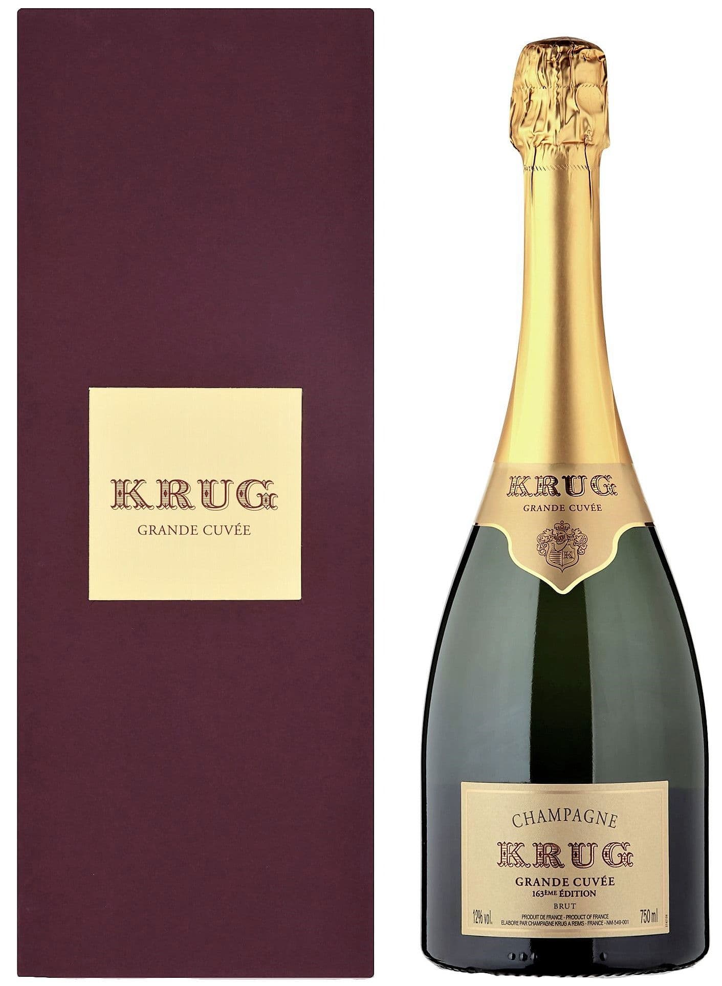 Champagne Krug Grande Cuvée 163ème Edition - æske