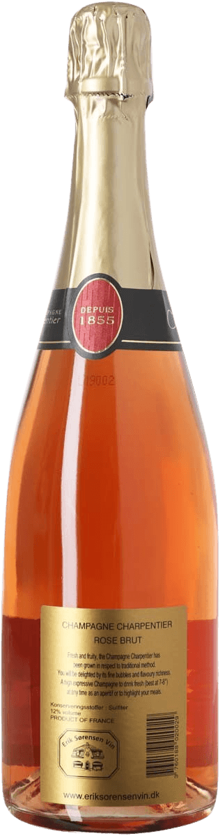 NV Champagne Charpentier, Brut Rosé, Charly-sur-Marne