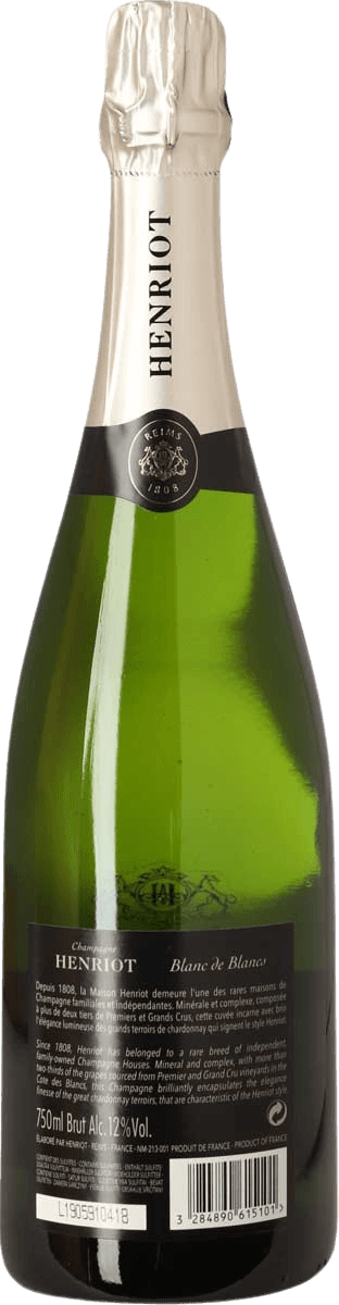 NV Champagne Henriot Blanc de Blancs Brut, Reims