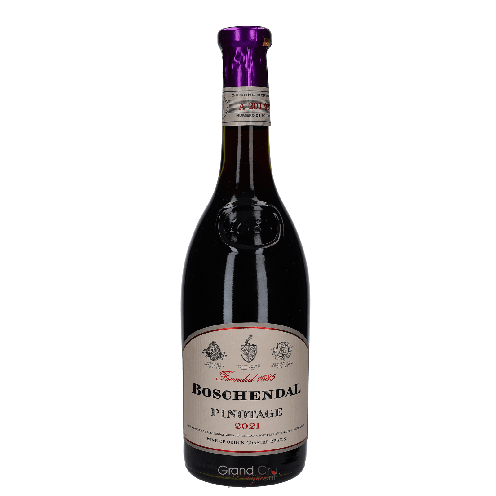 2021 Boschendal 1685 Pinotage