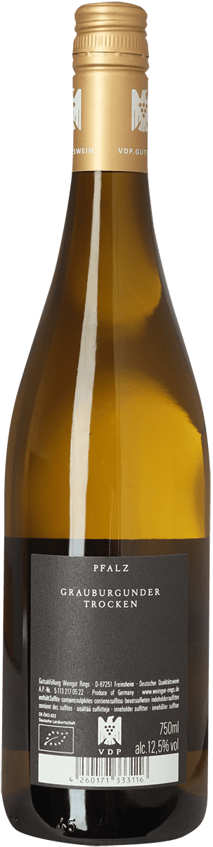 2022 Grauburgunder VDP. Gutswein, Weingut Rings, Pfalz