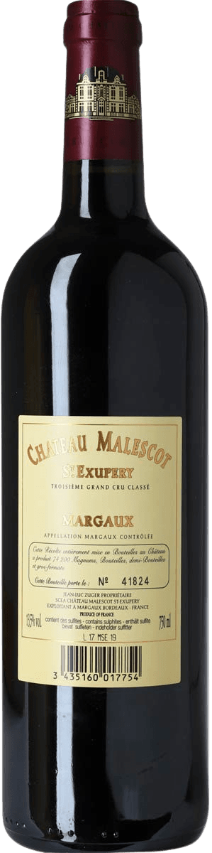 2017 Malescot Saint Exupery, 3.Cru Classé, Margaux