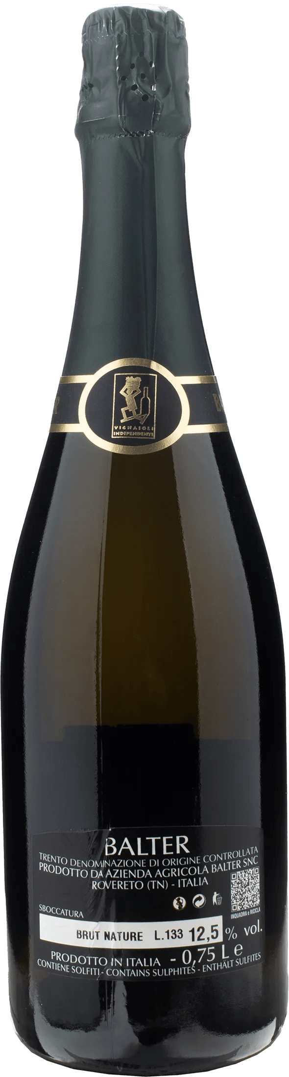 Balter Trento Brut Nature Metodo Classico