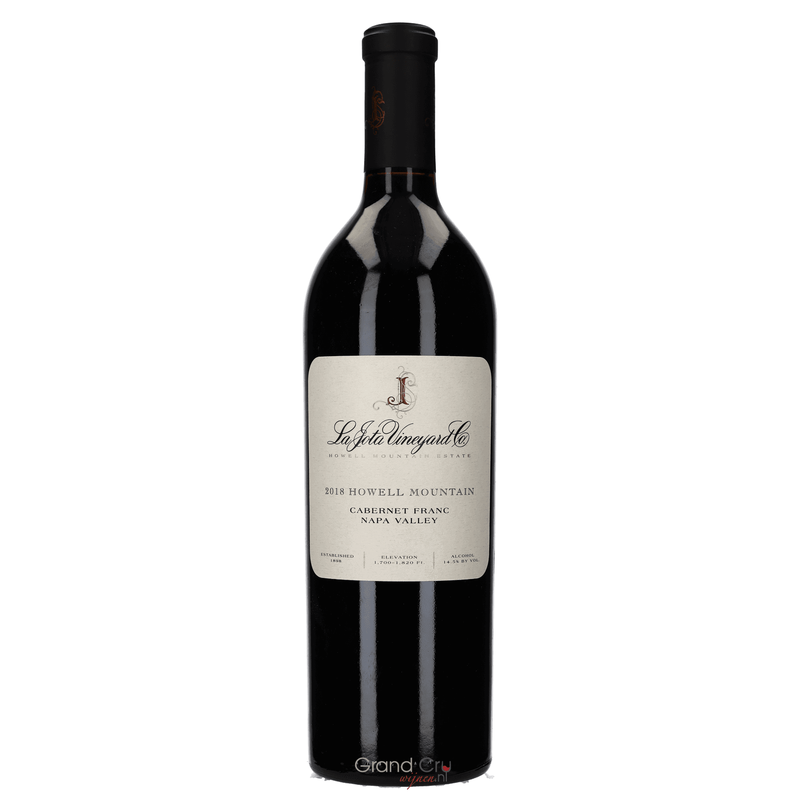 2018 La Jota Cabernet Franc Howell Mountain