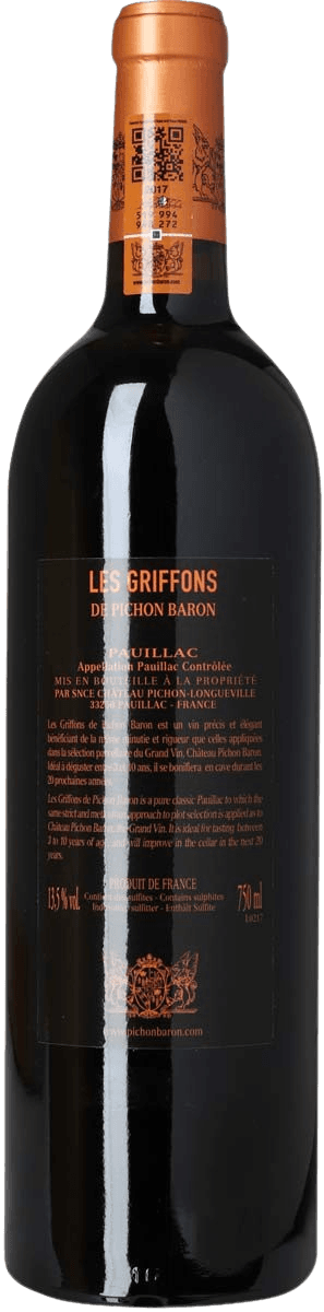 2017 Les Griffons de Pichon Baron, Pauillac