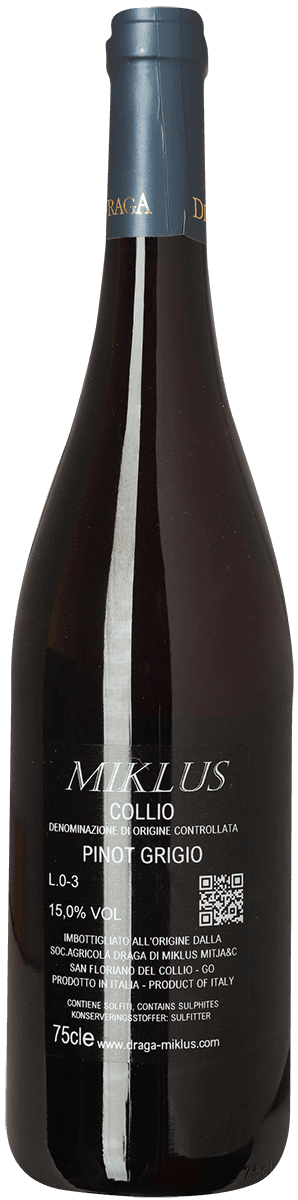 2018 Pinot Grigio, Miklus Wine, Friuli