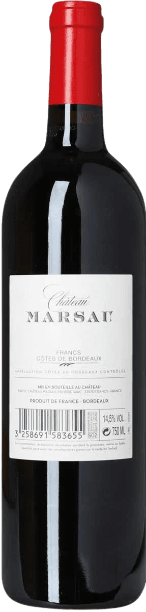 2016 Marsau, Francs-Côtes de Bordeaux