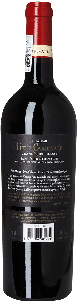 2020 Fleur Cardinale, Grand Cru Classé, St. Emilion