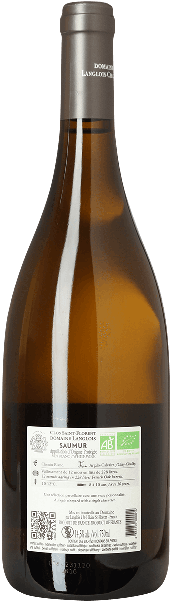 2021 Saumur Blanc, Clos St. Florent, Langlois