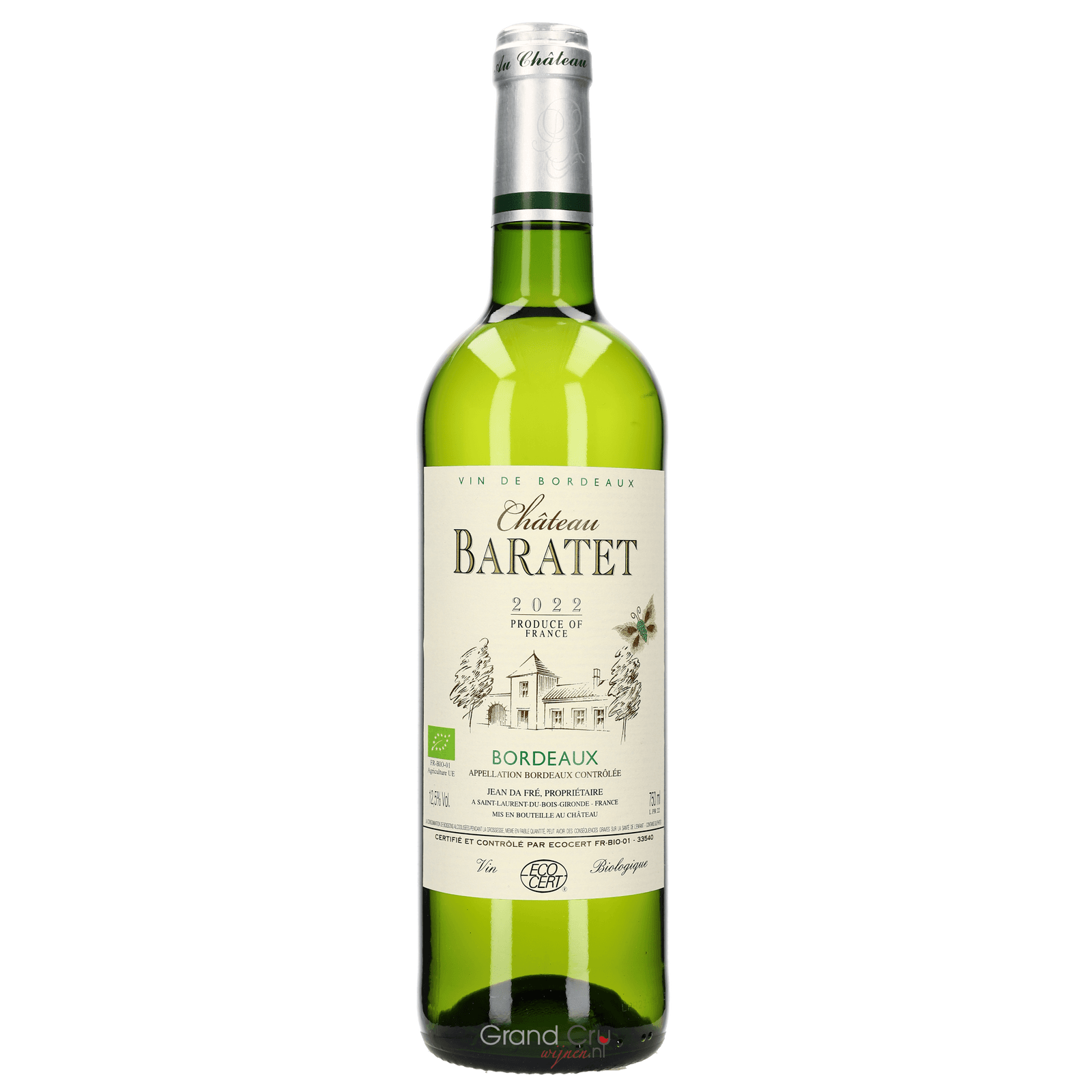 2022 Château Baratet Bordeaux Blanc