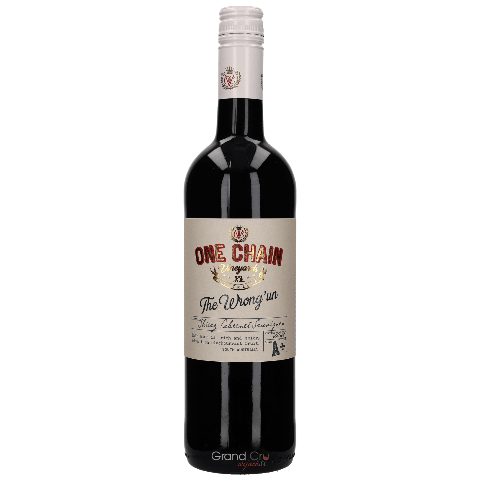 2021 One Chain Vineyards The Wrong Un' Shiraz Cabernet