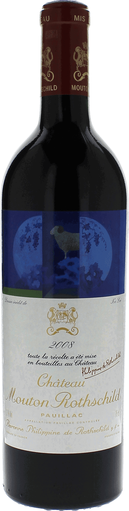 Mouton Rothschild 1er Grand Cru Classé Pauillac, 2008