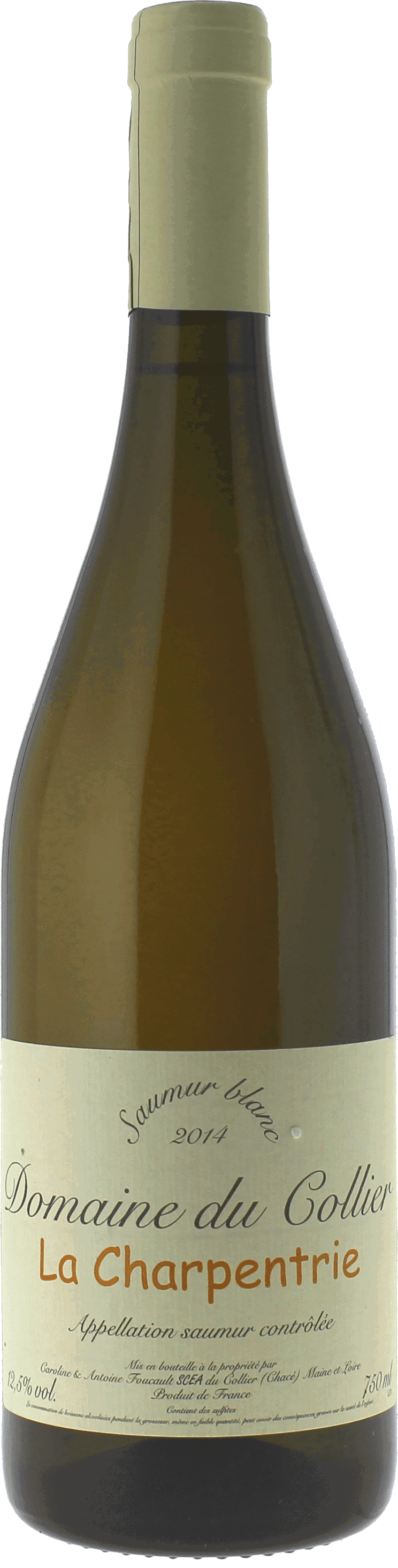 Domaine Collier Charpentrie Saumur, 2009