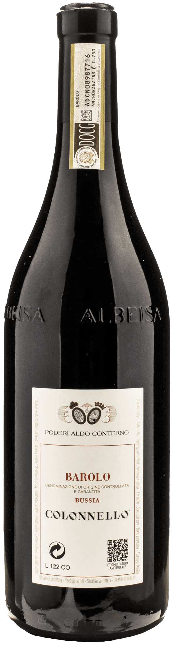 Aldo Conterno Barolo Bussia Colonnello 2020
