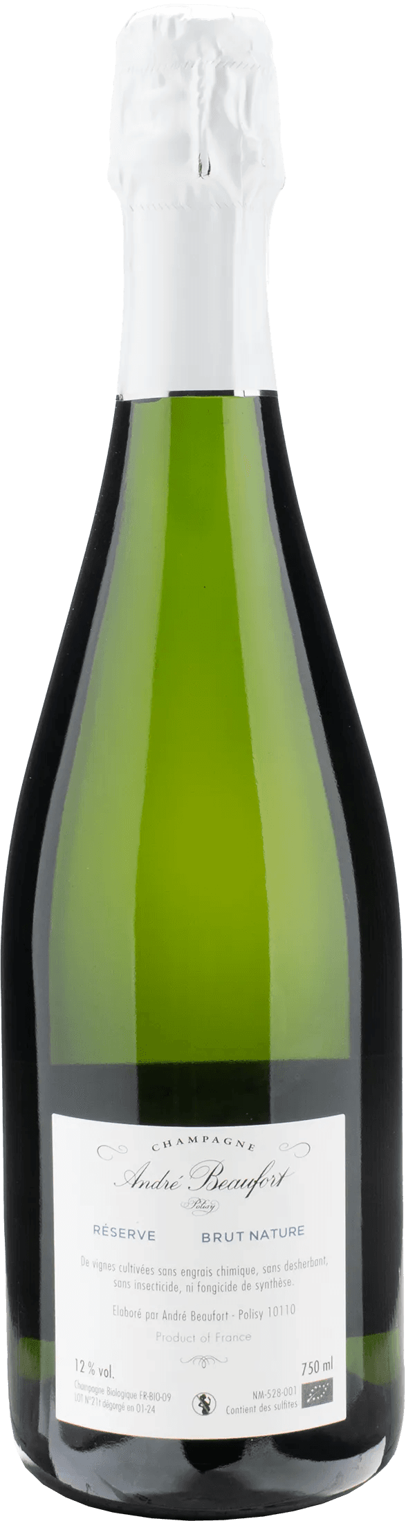 Andre Beaufort Champagne Polisy Brut Nature Reserve