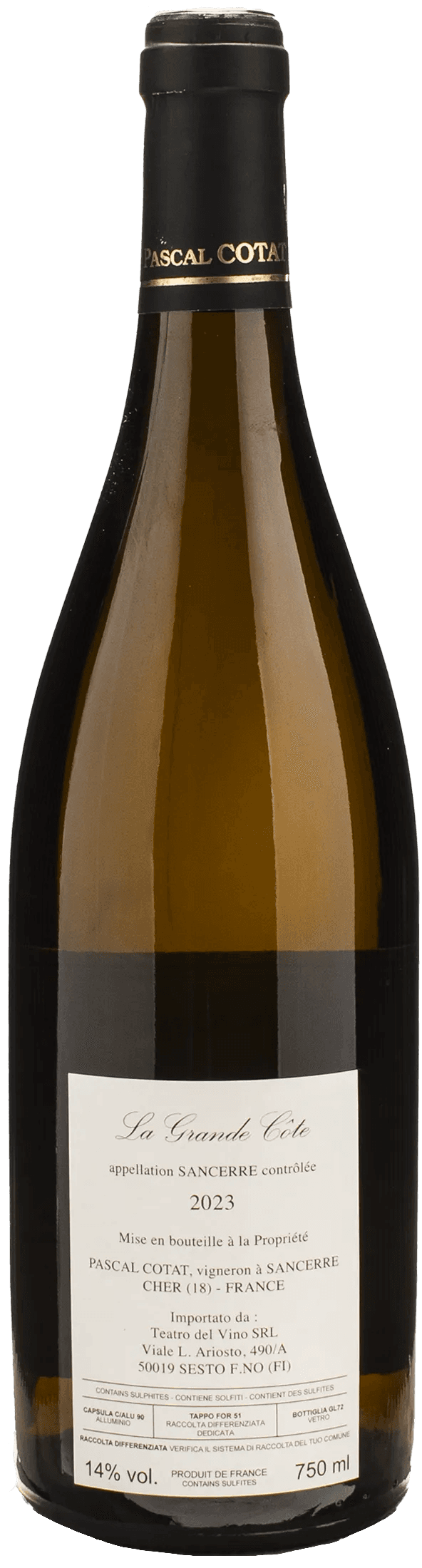 Pascal Cotat Sancerre Grande Côte 2023