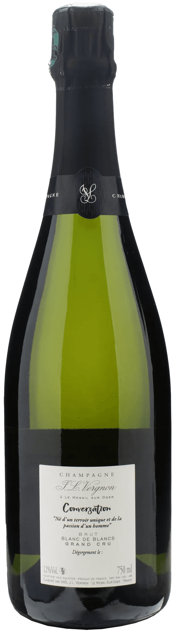 Jean Louis Vergnon Champagne Blanc de Blancs Conversation Brut Grand Cru