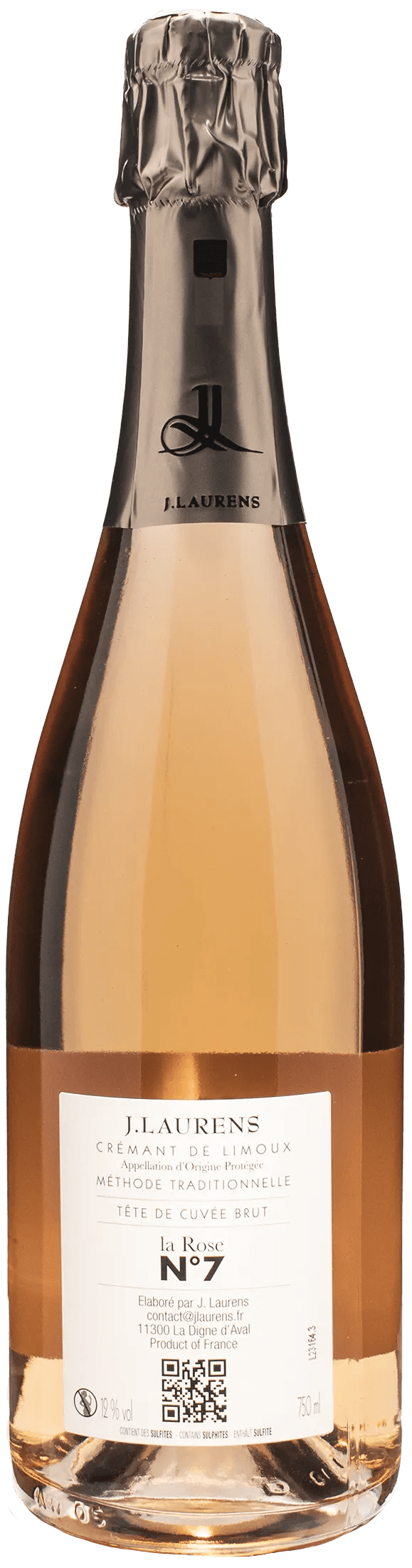Domaine J. Laurens Cremant de Limoux La Rose N° 7 Rosè Brut