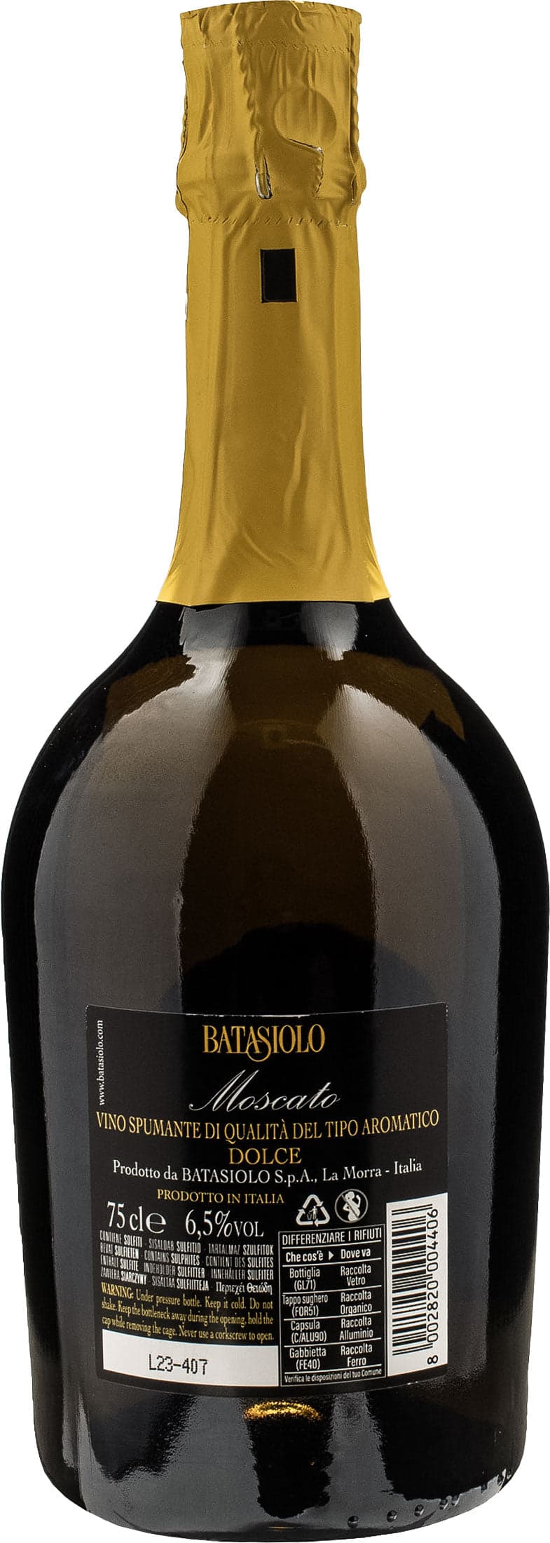Batasiolo Moscato Spumante Dolce