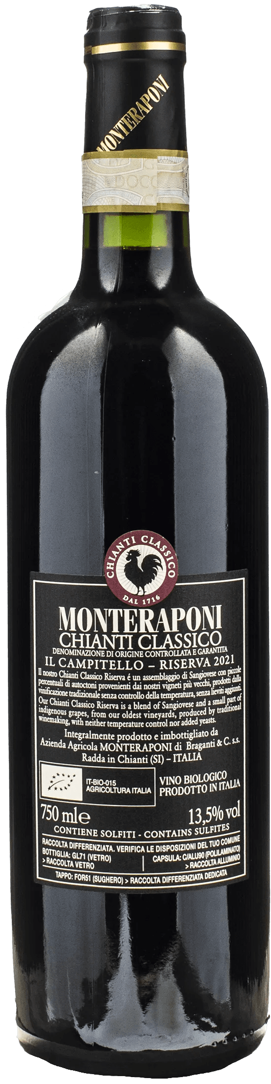 Monteraponi Chianti Classico Il Campitello Riserva 2021