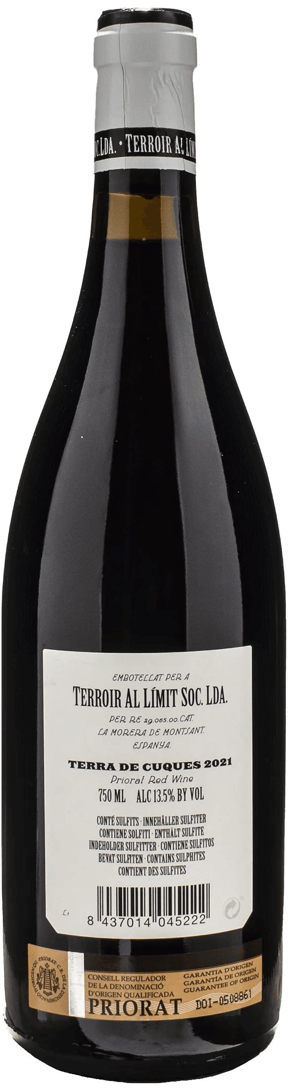 Terroir Al Limit Terroi Al Limit Priorat Terra de Cuques 2021