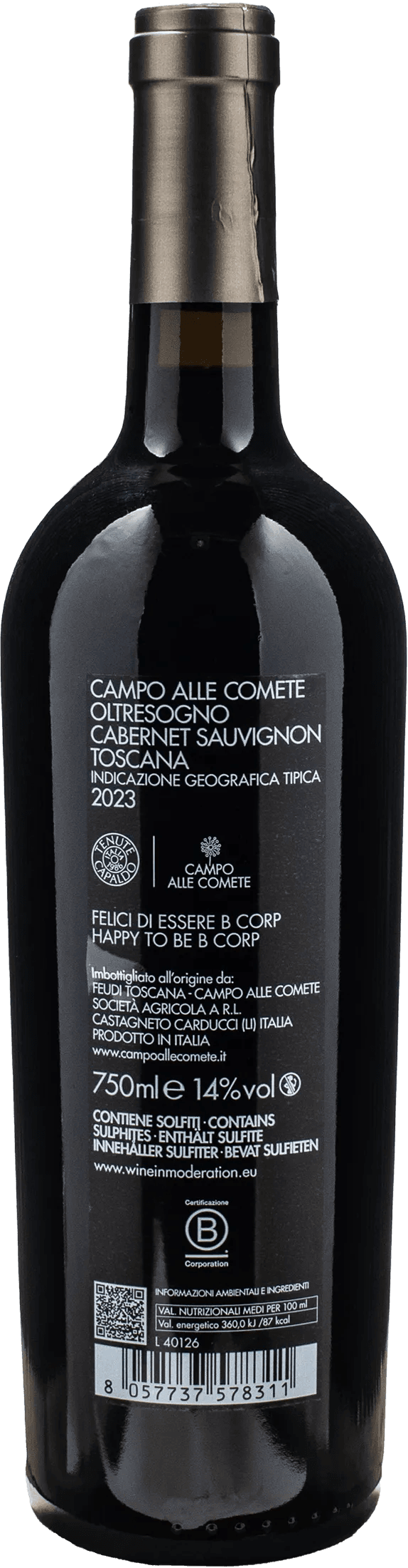 Campo Alle Comete Cabernet Sauvignon Oltresogno 2023