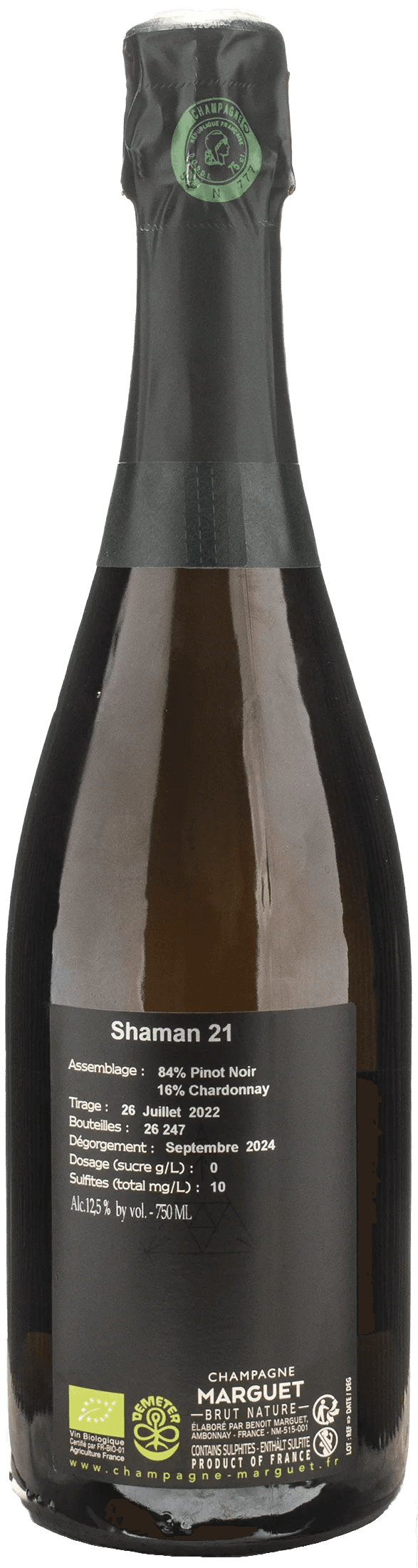 Marguet Champagne Grand Cru Shaman 21 Brut Nature
