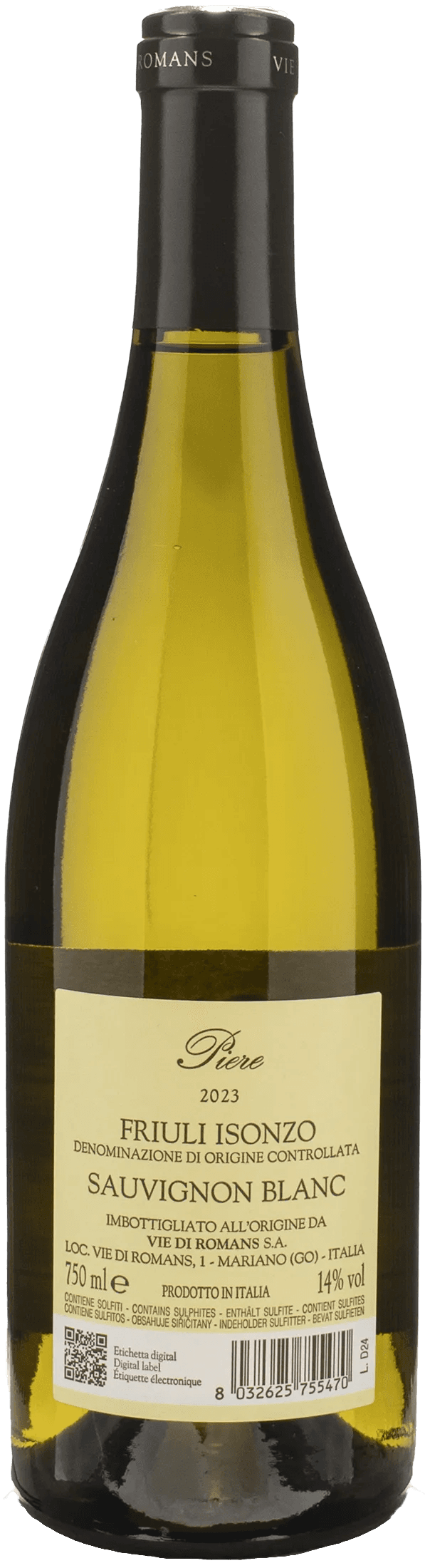 Vie di Romans Piere Sauvignon Blanc 2023