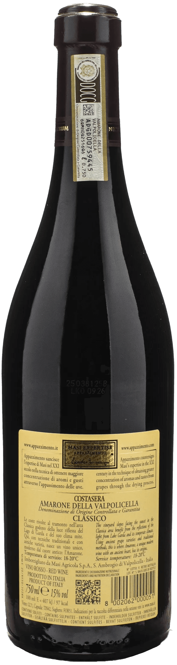 Masi Amarone della Valpolicella Classico Costasera 2020