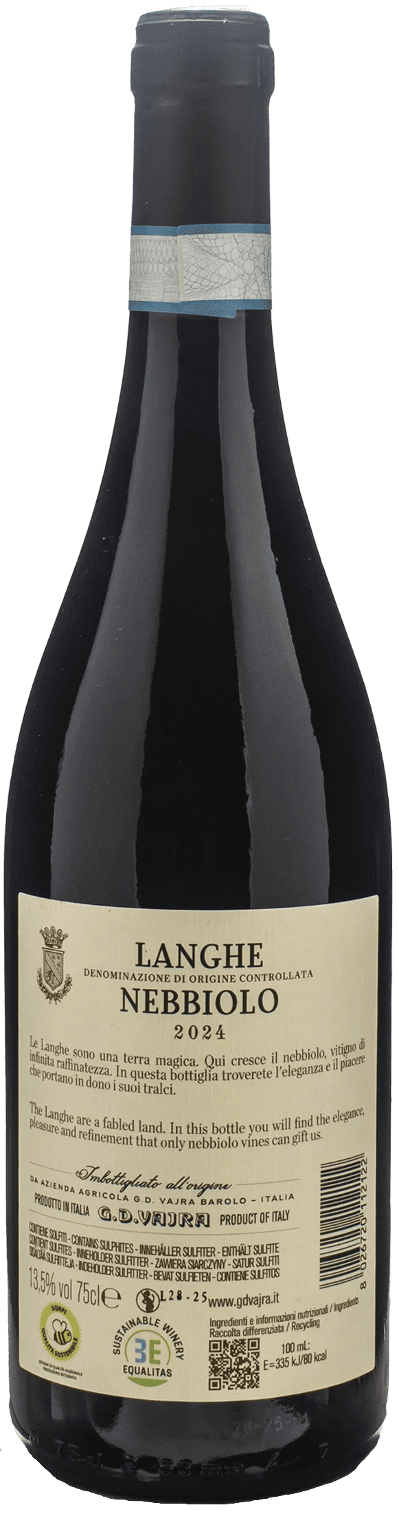 Vajra G.D. Langhe Nebbiolo 2024