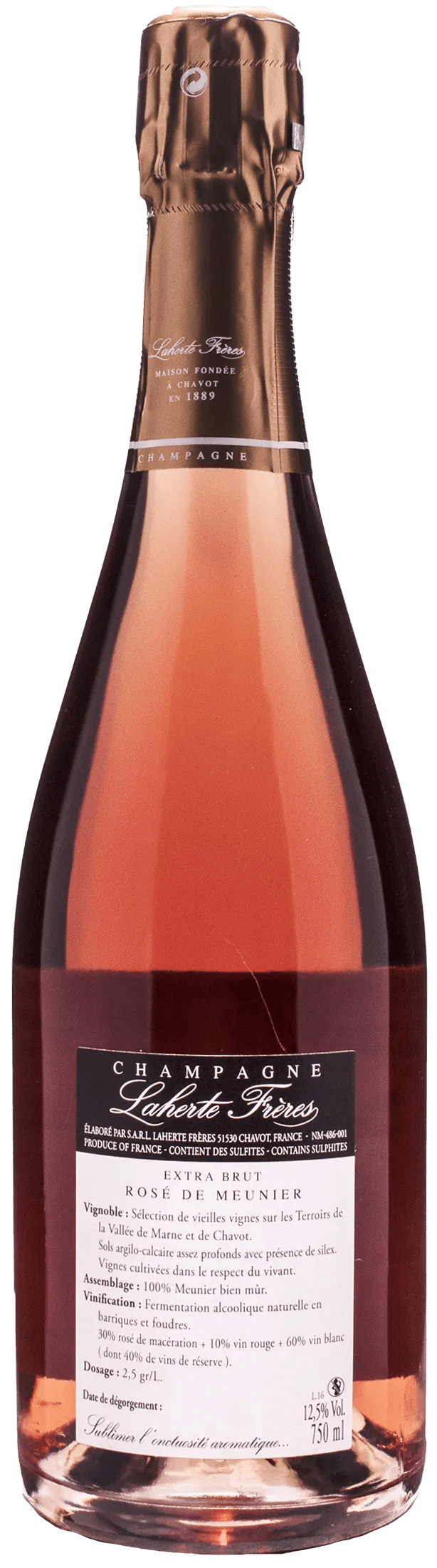 Laherte Freres Champagne Rosè de Meunier Extra Brut