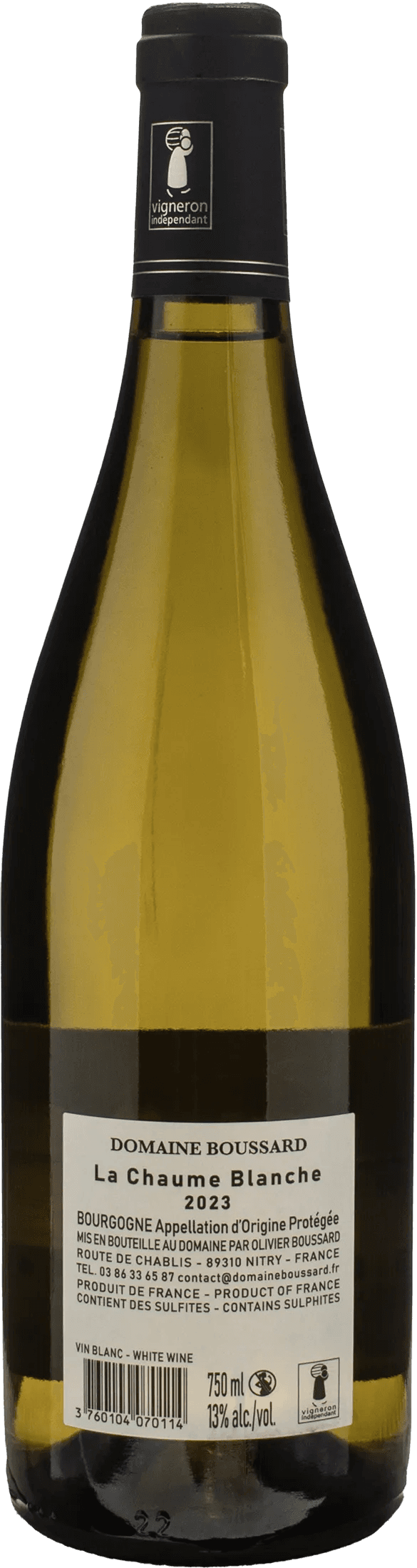Domaine Boussard Bourgogne Chardonnay Chaume Blanc 2023