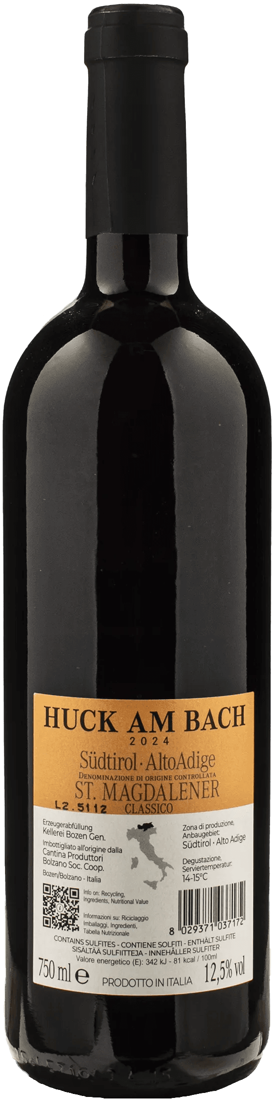 Kellerei Bozen St. Magdalener Huck Am Bach 2024