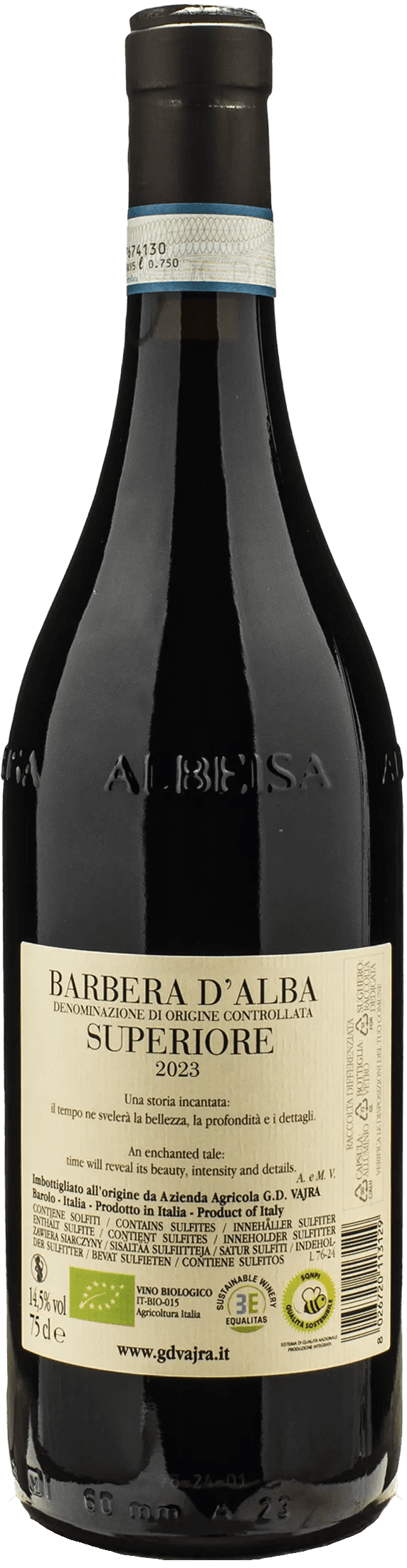 Vajra G.D. Barbera d'Alba Superiore Viola delle Viole 2023