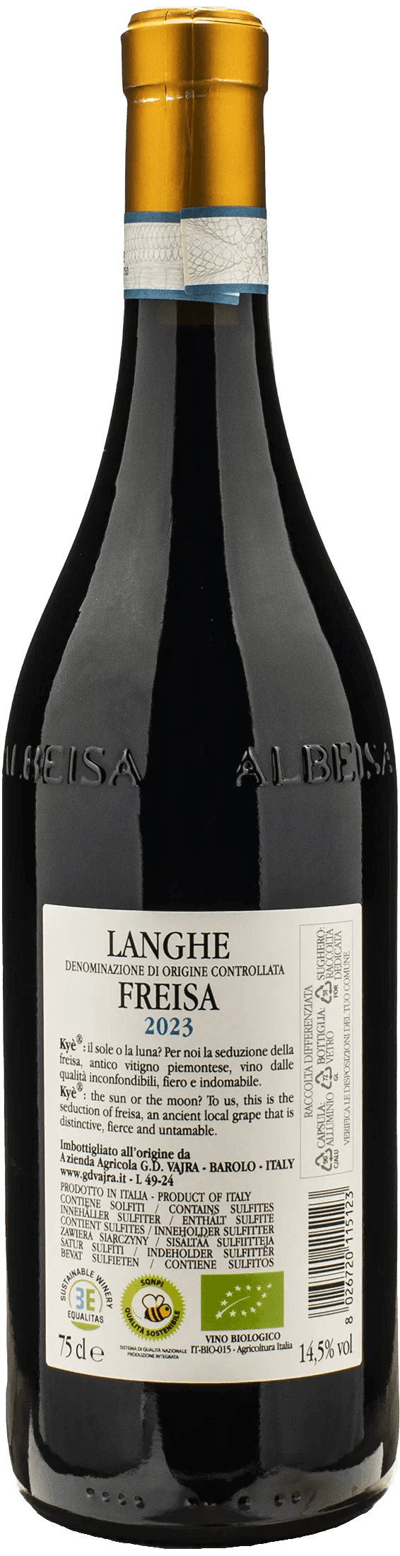 Vajra G.D. Langhe Freisa Kye 2023