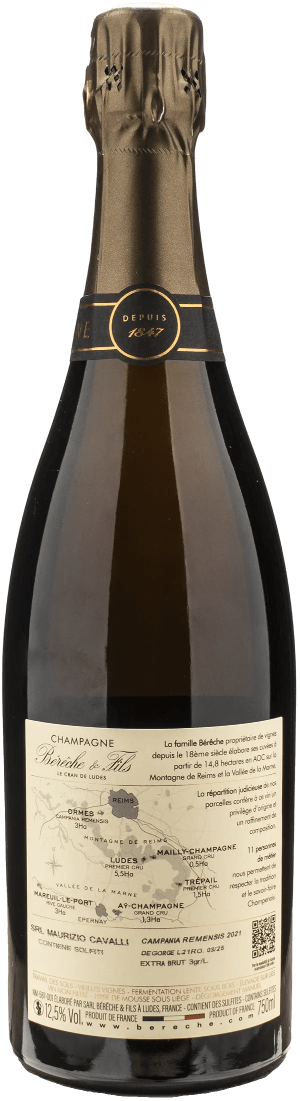Bereche Champagne Grand Cru Campania Remensis Rosè Extra Brut 2021