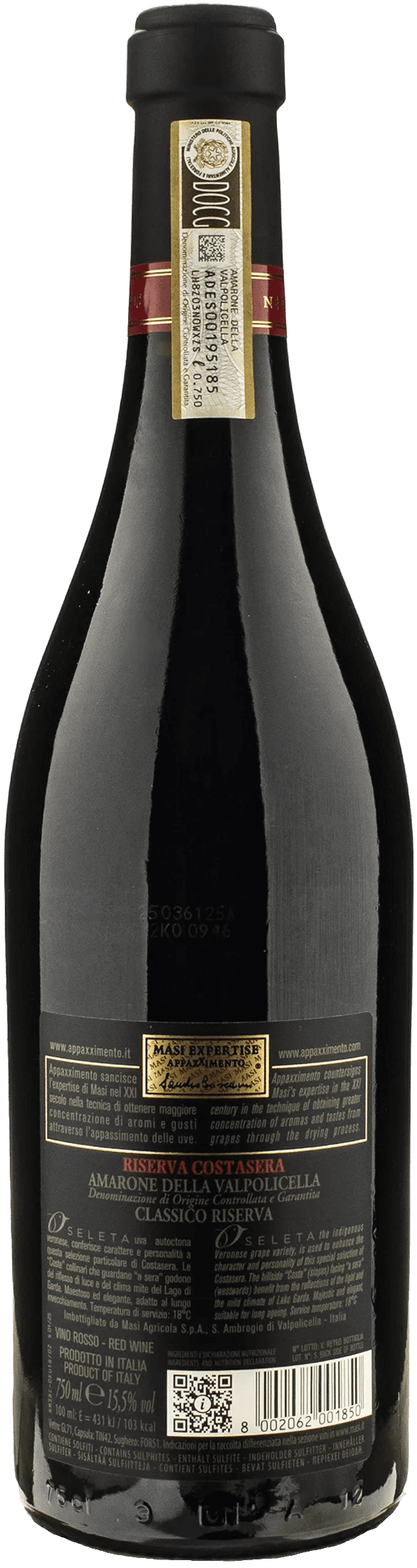 Masi Amarone della Valpolicella Classico Riserva Costasera 2019