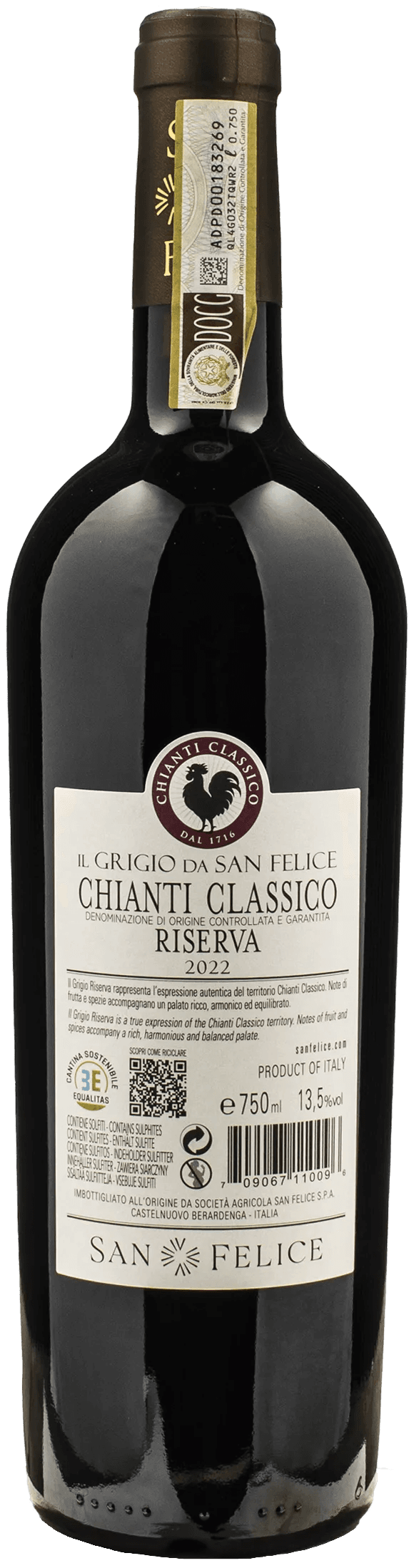 San Felice Chianti Classico Riserva Il Grigio 2022
