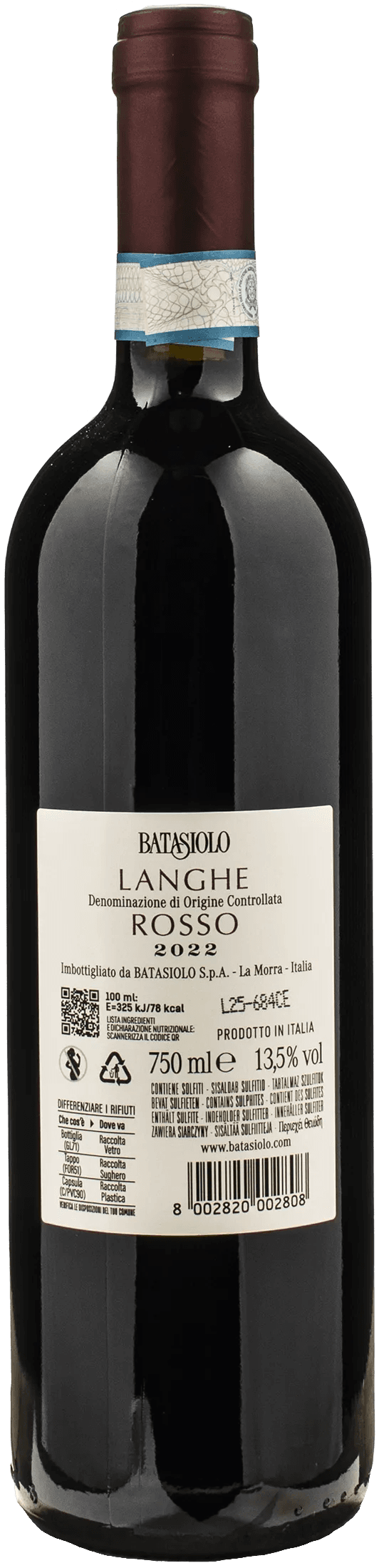 Batasiolo Langhe Rosso 2022