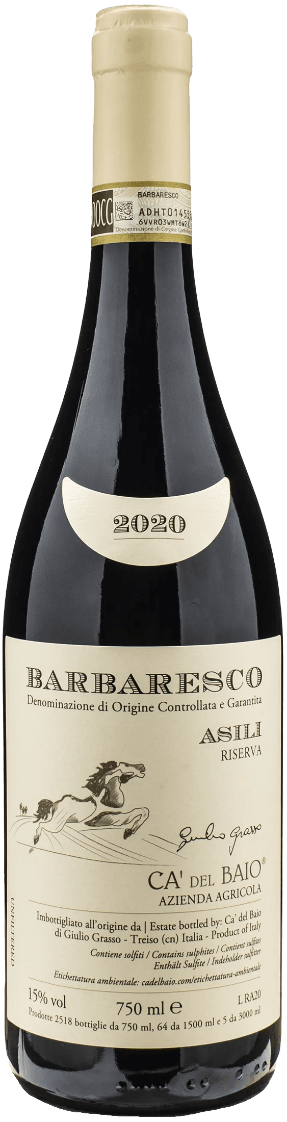 Ca del Baio Barbaresco Asili Riserva 2020