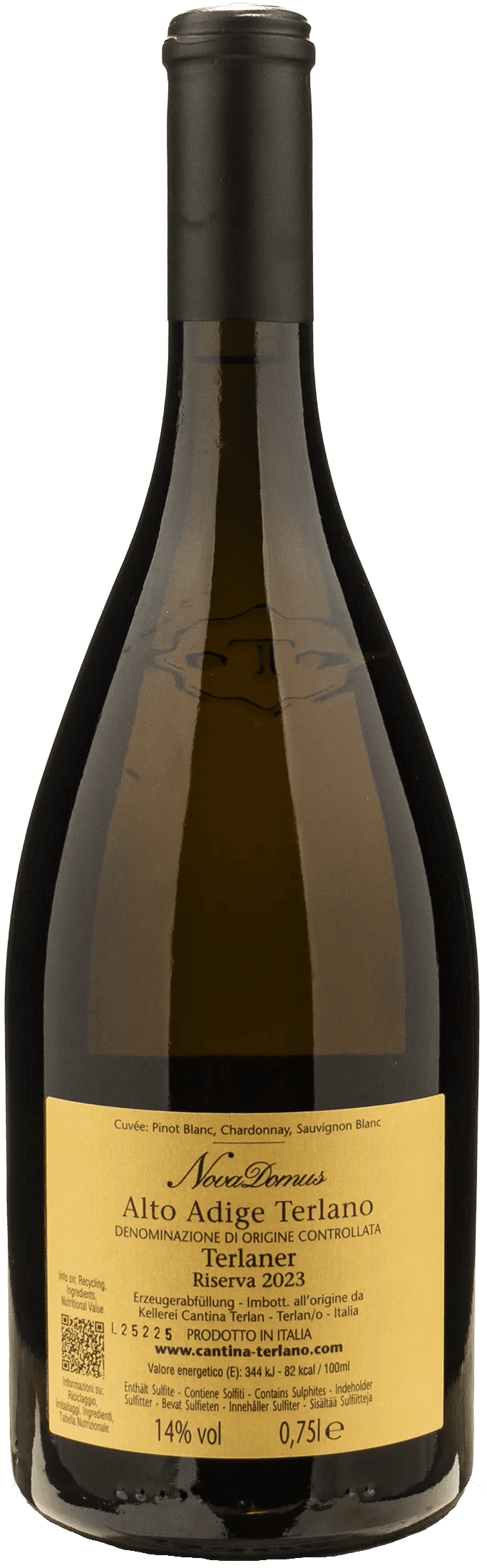 Terlano Terlaner Cuvee Nova Domus Riserva 2023