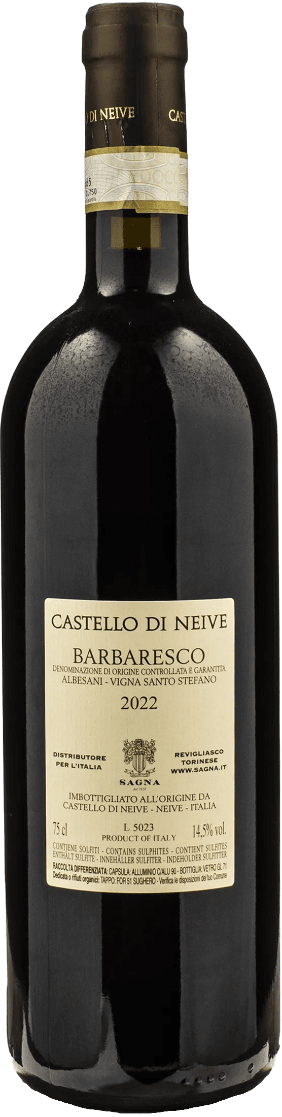 Castello di Neive Barbaresco Santo Stefano Albesani 2022